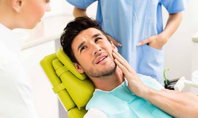 Dental Emergency "Patient visits at Benchmark Dental Windsor in Windsor for Dental Emergency Treatment."